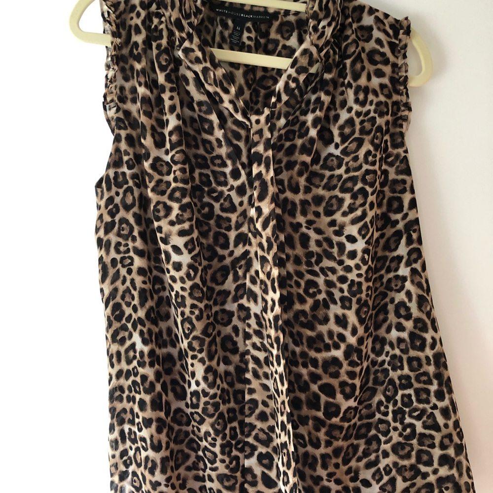 White House Black Market sleeveless blouse